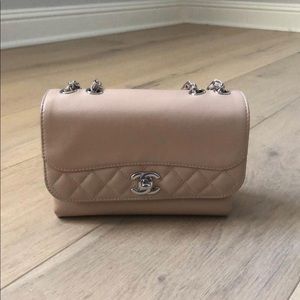 Chanel mini pink crossbody bag